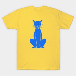 Blue cat T-Shirt